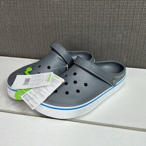 Crocs Unisex Adults Grey Clogs Size M7/W9 With Tags